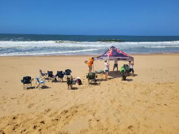 paysage de plage au bord de l'océan